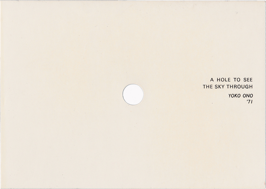 Yoko Ono postcard